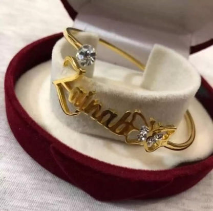 ✨ Personalized Gold Kara for Girls 💛 | Elegant & Unique Design ✨